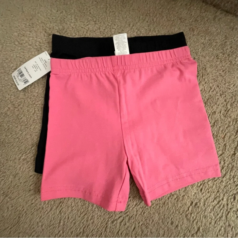 Carter's Pink and Black Kids Shorts